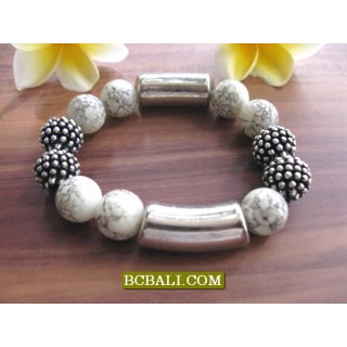 Beads Stone Bracelets Stretch Charms Package 